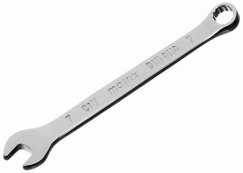 Ключ рожковый комбинированный 7 полированный хром (15151)