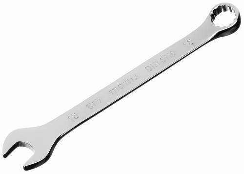Ключ рожковый комбинированный 13 полированный хром (15157)