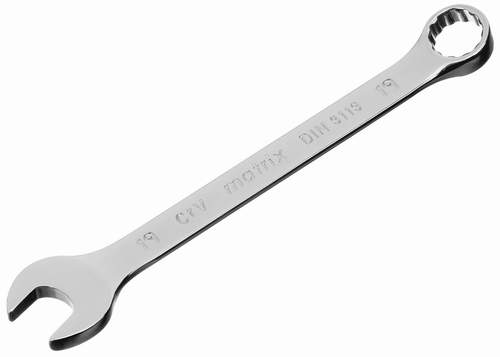 Ключ рожковый комбинированный 19 полированный хром (15163)