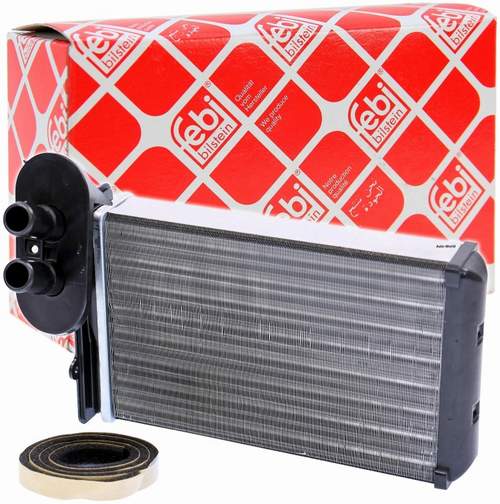 Радиатор печки VW PAS B3/B4 88-97, Golf-2-3-4 83-03, Polo, Vento 91-98, Jetta, AD A3 96-03, SKODA Octavia 96- (пласт. бачки)