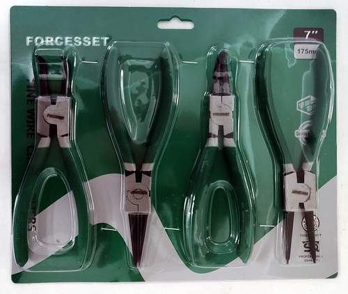 Набор съемников стопорных колец 4pcs (в блистере)