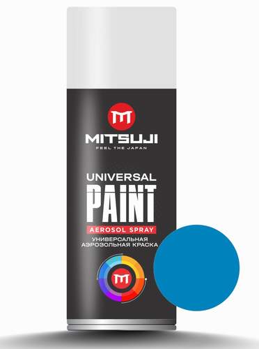Краска-аэрозоль MITSUJI Spray Paint 450 ml Light Sky Blue 19 (синий)