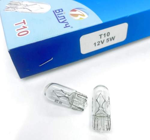 Лампа BiЛУЧ T10 б/ц 12V 5W белая (61205)