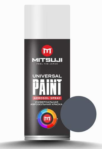 Краска-аэрозоль MITSUJI Spray Paint 450 ml Grey 301 (тёмно-серая)