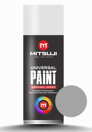 Грунтовка-аэрозоль MITSUJI Spray Paint 450 ml Primer paint Grey (грунтовка серая)