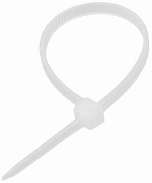 Хомуты пластиковые белые 160 * 2.5 мм 100шт (45523)