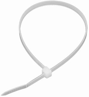 Хомуты пластиковые белые 300 * 4.8 мм 100шт (45536)