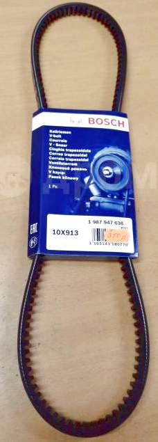 10x913 Ремень ГУР AD-80;100;A6 1.6;2.0 8V;16V; Ford Sierra/Scorpio 1.6-2.0/2.3D 82-90