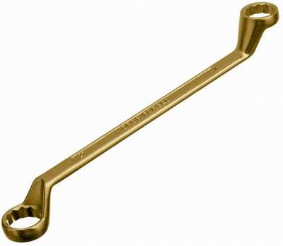 Ключ накидной изогнутый 24-27 желтый (14634)