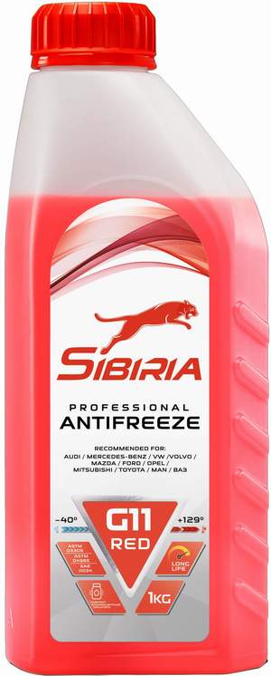 Антифриз красный 1кг (SIBIRIA -40)