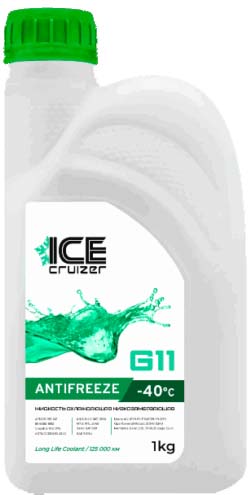 Антифриз зеленый 1кг (ICE Cruiser-40 G11)