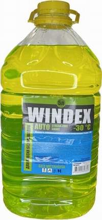 Стеклоомыватель WINDEX / ARCTIC LINE -30 5L желтый