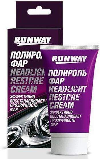 Полироль-реставратор фар RUNWAY RW0501 50мл