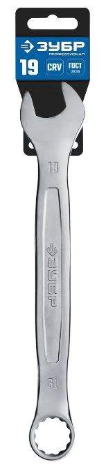 Ключ рожковый комбинированный 19 хром (27087-19_z01)