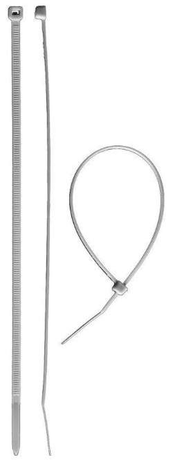 Хомуты пластиковые белые 150 * 2.5 мм 100шт - упаковка целиком (309010-25-100)