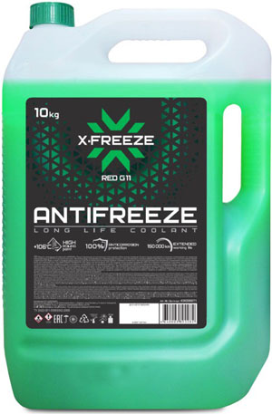 Антифриз зеленый 10кг (X-Freeze)