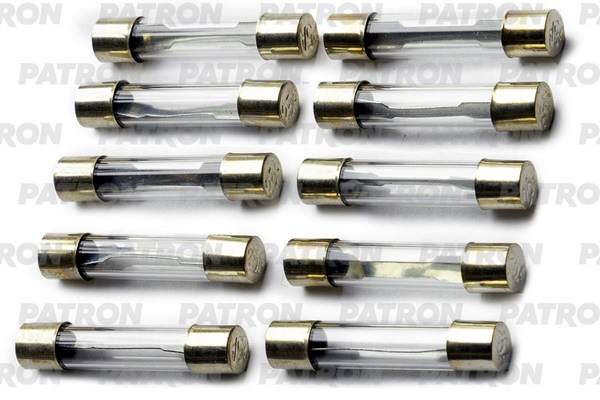 Предохранители стеклянные цилиндрические PATRON PFS006 AGC PLUG-IN FUSES 2Ax2 3Ax2 5Ax2 10Ax2 20Ax2 (штучно)
