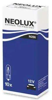 Лампа T5 б/ц 12V 2W N286 2721 W2.3W W1.2W W2x4.6d белая