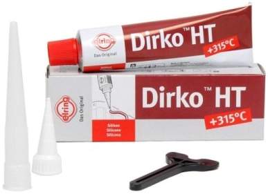 Герметик прокладок красный ELRING DIRKO RED HT 705.708 70мл -60+315&deg;