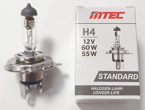Лампа MTEC H4 12V 60/55W P43T Standard
