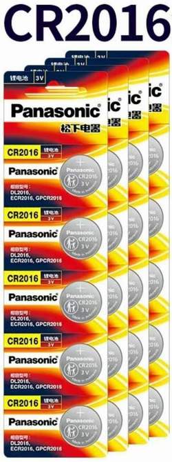 Батарейка плоская CR-2016 3V PANASONIC