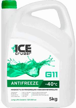 Антифриз зеленый 5кг (ICE Cruiser-40 G11)