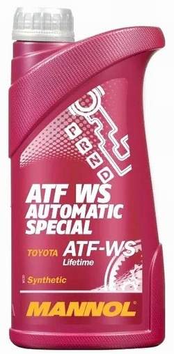 MANNOL 8217 ATF-WS Lifetime 1L (5-6-ступ. АКПП for TOYOTA LEXUS с 2005г)