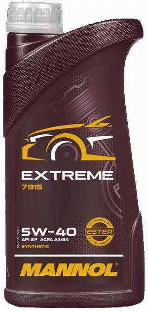 MANNOL 7915 Extreme 5W40 SN 1L (A3/B4 C2/C3 BMW LL-04 MB-229.31/51/52 VW 505.00/01)