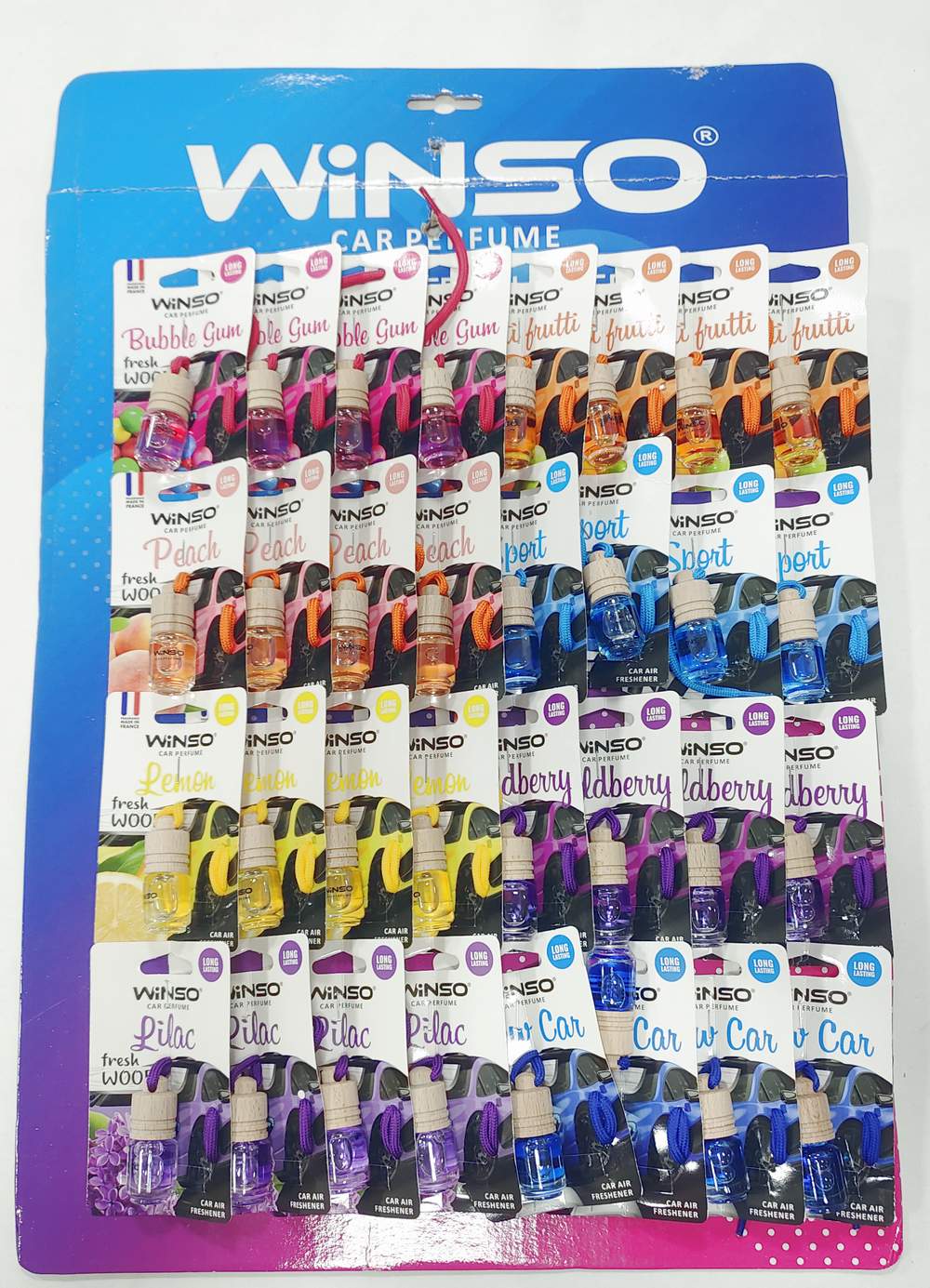 Ароматизатор WINSO деревянная бочка (ассорти с листа 32шт)