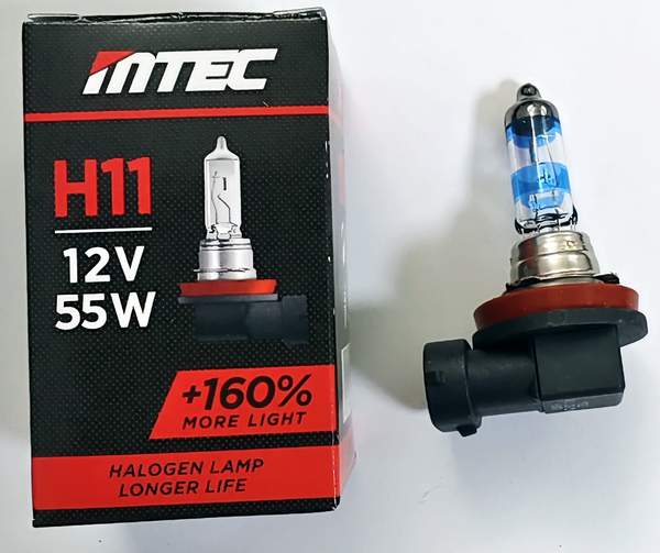 Лампа MTEC H11 12V 55W +160%