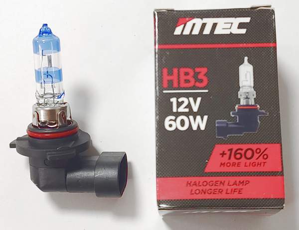 Лампа MTEC HB3 (9005) 12V 60W +160%