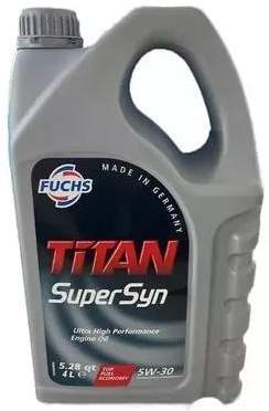 TITAN SuperSyn 5W30 4L (SL/CF A3/B4 MB229.3 RN0700/0710 VW502.00/505.00)