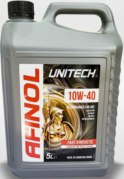 AFINOL Unitech 10W40 SN/CF 5L (A3/B4 MB229.1 VW501.01/505.00)
