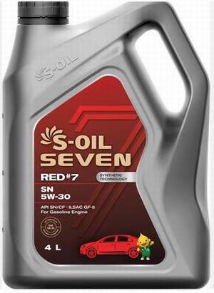 S-OIL SEVEN RED#7 5W30 SN 4L