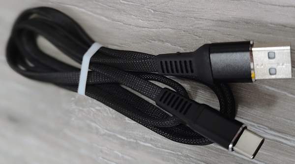 Кабель USB-Type-C тканевая оплетка