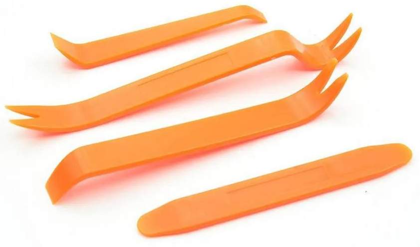 Набор инструментов для снятия обшивки салона (пластик.оранж., 4pcs)