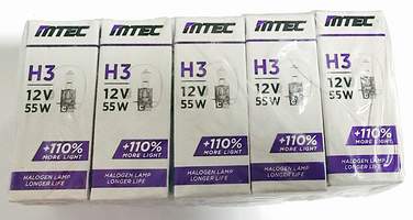 Лампа MTEC H3 12V 55W +110%