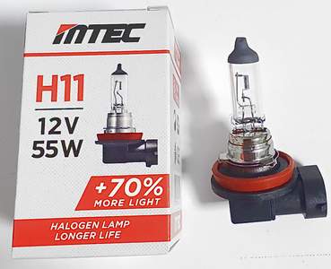 Лампа MTEC H11 12V 55W +70%