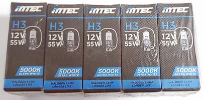 Лампа MTEC H3 12V 55W Ultra White 5000K (Blue)