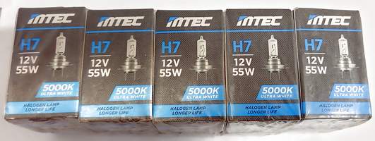Лампа MTEC H7 12V 55W Ultra White 5000K Blue