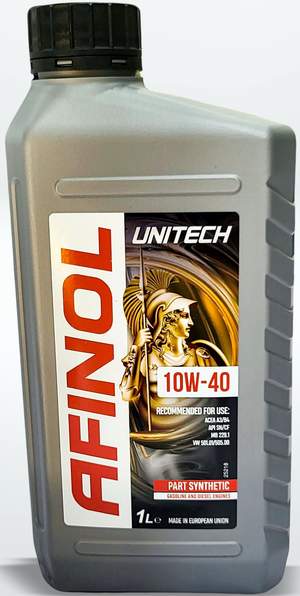 AFINOL Unitech 10W40 SN/CF 1L (A3/B4 MB229.1 VW501.01/505.00)