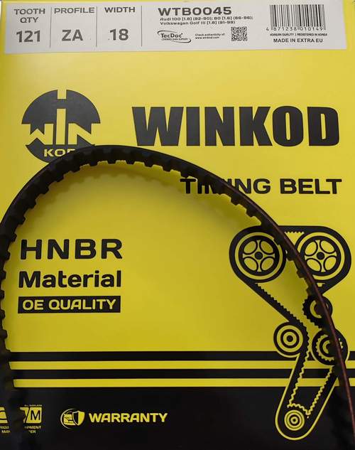 121x180 Ремень ГРМ AD-VW 80/100; Golf, PAS 1.6/1.8/2.0 (121ZA18)