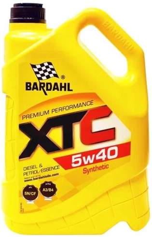 BARDAHL XTC 5W40 SN/CF 4L (бенз.+диз.)