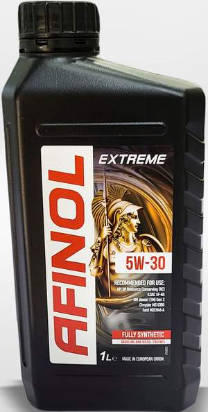 AFINOL Extreme 5W30 SP 1L (ILSAC GF-6A, GM dexos Gen2, Chrysler MS 6395, Ford M2c946-A)