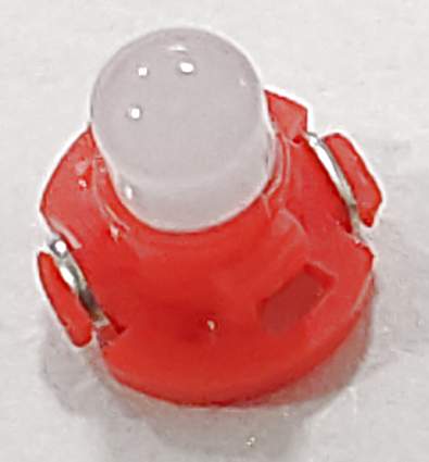 Лампочка светодиодная в приборную панель MF 10мм красная