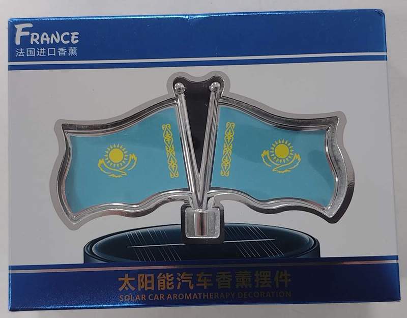 Ароматизатор солнечный ВЕРТОЛЕТ SWEETDORA S-620 с флагом KZ