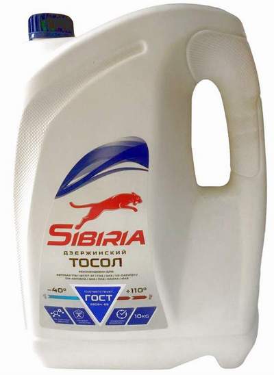 Тосол 10кг (SIBIRIA -40)