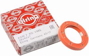 Сальник 28-42-7 коленвала передний VAZ 2105/2108-2115 1.1-1.5 86-, Renault R21/R25/Safrane 2.0i-2.2 12V 89-97