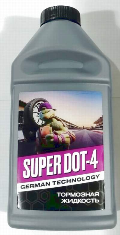 Тормозная жидкость ДОТ-4 SUPER 0.5L