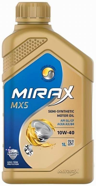 MIRAX MX5 10W40 SL/CF 1L (A3/B4, MB229.1)